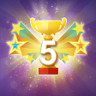 Five Star Contestant Trophy