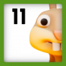 11 Bunnies Trophy