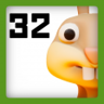 32 Bunnies Trophy