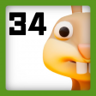 34 Bunnies Trophy