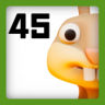 45 Bunnies Trophy