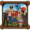 A Straw Hat Salute Trophy