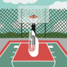 All official basketball floors are made from hard maple. Trophy