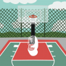 The official basketball size for men's competitive basketball is size 7. Trophy