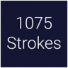 1075 Strokes Trophy