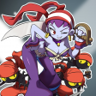 Purple Haired Warrior Maiden Trophy