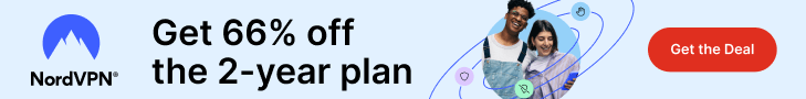 NordVPN 66% Off